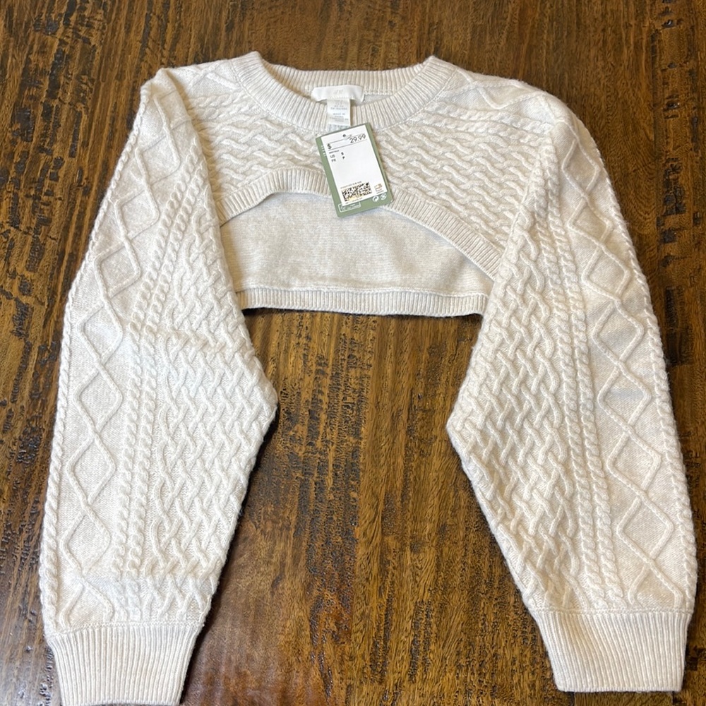Extra short sweater